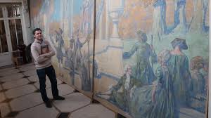 Jamais le tableau d'un artiste encore vivant n'avait été vendu aussi cher. Des Tableaux Monumentaux De L Ancien Hotel De La Croix D Or Vont Se Vendre Aux Encheres A Soissons Samedi