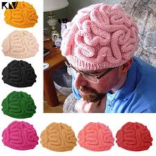 Check spelling or type a new query. Funny Handmade Crochet Knit Beanie Hat Adult Kids Winter Personality Horrible Brain Solid Color Skull Cap Halloween Cosplay Prop Men S Skullies Beanies Aliexpress