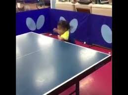 Incredible Little Girl Playing Table Tennis Like A Professional The Incredibles Michael Rapaport Table Tennis