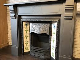 Naturally, you would choose a woodburner which is slightly smaller than the recess, the decorative elements protruding under the hood of the surround are occasionally removed to gain those vital extra few centimetres. Original Slate Fire Surrounds Mantels Victorian Fireplace Store Fireplace Stores Fireplace Victorian Fireplace