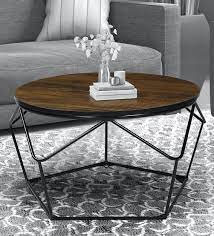 Get 5% in rewards with club o! Buy Bongo Round Center Table In Jungle Wood Finish By Fullstock Online Round Coffee Tables Tables Furniture Pepperfry Product