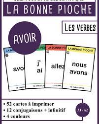 Verbes ayant une conjugaison similaire à créer. Telechargez Imprimez Et Decoupez Des Cartes Colorees Pour Creer Votre Propre Jeu De La Bonne Pioche Sur Les Conjugaisons Du Verbe Avoir Verbe Conjugaison Cm2