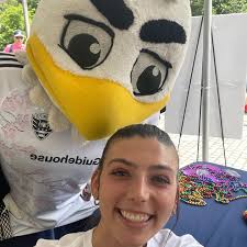 We love celebrating our alumni! Catherine Milkovich, CCOM class of 2024,  reports: "This past month post-graduation has been a rollercoaster! I have  spent my time working for The Washington Spirit and The