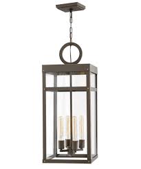 Hinkley Lighting 2808 Porter 4 Light Outdoor Hanging Lantern Outdoor Hanging Lights Outdoor Hanging Lanterns Outdoor Pendant
