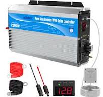 Amazon.com: 2200Watt Pure Sine Wave Solar Power Inverter ...