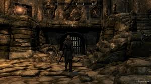 Bleak falls barrow is to the west of riverwood, so you want to head south like you're going back to riverwood and then start heading into the after that hit the keyhole and the door will open. Skyrim Bleak Falls Barrow Walkthrough