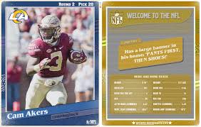 Los angeles rams in the 2nd round (52nd overall) of the 2020 nfl draft. Round 2 Pick 20 Cam Akers Rb Florida State Los Angeles Rams Nfl