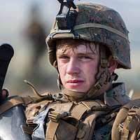 U.S. Air Force Staff Sgt. William Concepcion, a fire