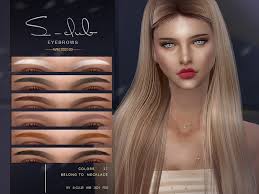 It just shoves them around. Eyebrows 202103 By S Club Wm At Tsr Sims 4 Updates