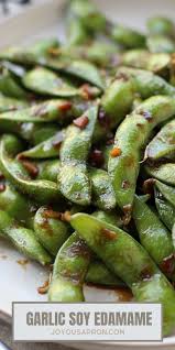 Garlic Edamame Recipe 10 Minutes Only Joyous Apron Recipe Edamame Recipes Recipes Garlic Edamame