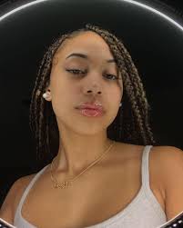 Thadolllexa On Instagram Love My Custom Necklace By Livinleann Light Skin Girls Beauty Brown Box Braids