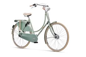 Classic Dutch Bike With Modern Color Crystal Green Batavus Old Dutch Hollandrad Fahrrad Hollandrad Damen