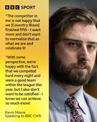 Coventry Blaze Ice Hockey Team head coach Kevin Moore,