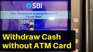 You could have your debit card in a digital wallet like apple pay, for instance, or you can click the. How To Withdraw Cash From Sbi Atm Without Debit Card Youtube