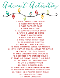 Burlap Ribbon Advent Calendar Activities List The Girl Creative Advent Calendar Activities Christmas Advent Calendar Calendar Activities