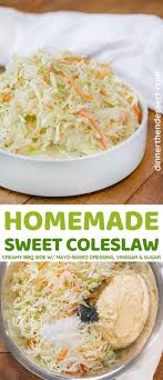 Sweet Coleslaw Recipe Dinner Then Dessert