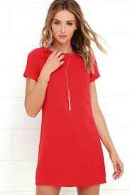 Shift And Shout Red Shift Dress Red Shift Dress Elegant White Dress Short Dresses Casual
