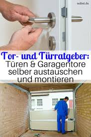 Grundwissen Tor Tur Selbst De Garagentor Holzgarage Montage