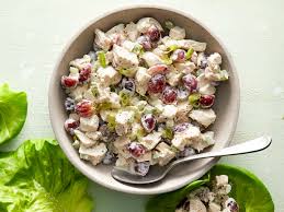 Place a toothpick in the center of each quarter of the sandwiches, then carefully cut each sandwich into quarters. Healthy Chicken Salad Recipes Cooking Light
