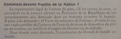 ] en 1966, suite au décès de notre mère, mon frère et moi, agés de 12 et 14 ans, étions reconnus pupilles de la nation. Un Pupille De La Nation Adoptable Ou Pas Genealanille