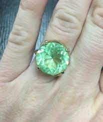 Each piece must be tested by. Vintage Uranium Vaseline Glass Ring Vintage Fashion Guild Forums