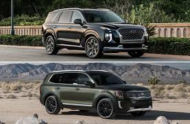 2021 Hyundai Palisade Vs 2021 Kia Telluride Head To Head U S News World Report