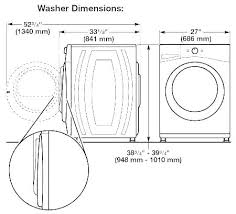 Washer Specifications Siriuscases Co