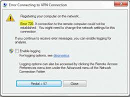 Vpn Error 720 Error Connecting To A Vpn Connection Slow Internet Router Setting Connection