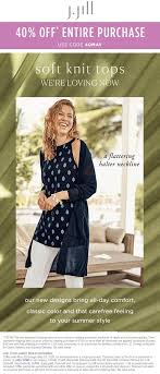 Where can i use my j.jill gift card? August 2021 40 Off Everything Today At J Jill Via Promo Code 40may Jjill Coupon Promo Code The Coupons App