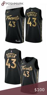 Pascal Siakam Raptors 43 Ovo City Edition Jersey In 2020 Jersey Nba Shirts Tank Top Shirt