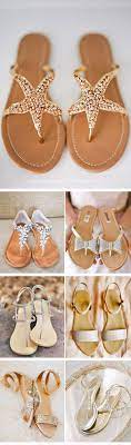 24 Wedding Sandals You Ll Want To Wear Again Perfect For Summer Beach Wedding Flat Comfortable Wedding Wedding Shoes Wedding Sandals Beach Wedding Shoes