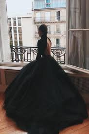 High Neck Black Ball Gown Dresses With Long Sleeves Black Ball Gown Ball Gown Dresses Ball Gowns