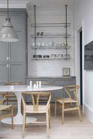 The shelves are made from 2 sheets of 1/2 birch plywood that are glued together to make the shelves 1 thick. Trending Suspended Kitchen Shelving Centsational Style