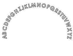 An alphabet arc is a tool used to build student knowledge of letter sequence and promote the learning of the many skills surrounding letter . Alphabet Arc Set Upper Case And Lower Case Mats By Teach K Abc 123