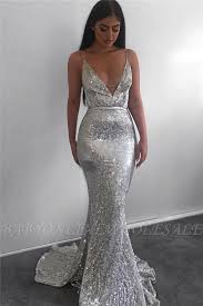 Shiny Mermaid Sequins Spaghetti Straps Sleeveless Prom Dress Www Babyonlinewholesale Com Prom Dresses Sleeveless Backless Prom Dresses Sequin Prom Dresses