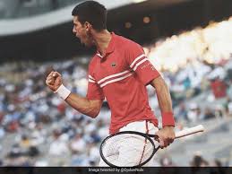Take a look below at the lacoste djokovic the red lacoste printed polo will complement the lacoste shorts and asics court ff shoes specially designed for novak at the french open. French Open 2021 Men S Singles Final Highlights Novak Djokovic Beats Stefanos Tsitsipas To Win 19th Grand Slam Title Tennis News