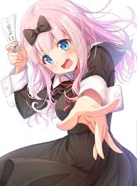Using a long thin blunt object gently push the bow inside out so the pattern faces outwards (this is the right way). Anime Girl Pink Hair Black Bow Gambarku