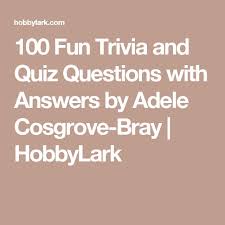 If you know, you know. 100 Fun Trivia And Quiz Questions With Answers Quiz Trivia Questions And Answers Trivia