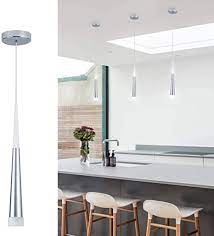 Contemporary kitchen island pendant lighting. 3 Pack Modern Mini Island Pendant Light With Acrylic Shade Led Adjustable Cone Contemporary Pendant Lighting For Kitchen Island Dining Room Living Room Bar Warm White 3000k Amazon Com