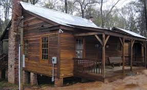 Now we move into the cabins in which you can host a hunting party or a full family retreat. The Rustic Hunting Cabin In Our Sights