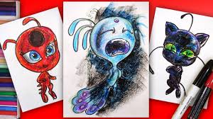 леди баг и супер кот злая леди баг мультик Miraculous Ladybug Drawing Kwami Peacock Kak Narisovat Kvami Pavlin I Uroki Risovaniya Pavlin Bago