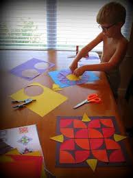 Nurture Creek 14 Basic Fraction Activities Fraction Art Math Art Elementary Art