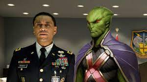 Martian manhunter in the snyder cut general calvin swanwick made his debut in man of steel as zod's ship was spotted settling into a lunar orbit. New Images From Justice League Franchise Tease Martian Manhunter In Snyder Cut Animated Times