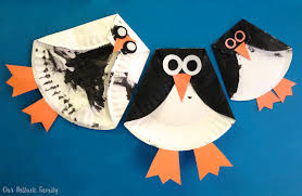 What to use to make a penguin craft? Paper Plate Penguin Our Potluck Family