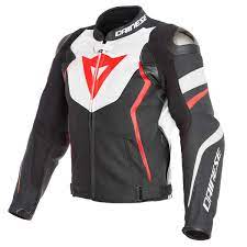 Dainese Avro 4 Perforated Jacket Black White Red Da1533811 23a Jackets Motostorm