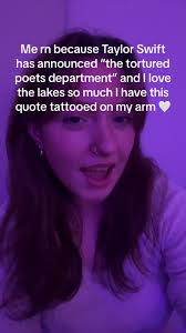 Taylor Swift The Lakes Tattoo Stamp