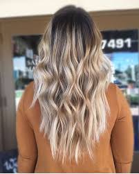 Long Hairstyle Dark Root Blonde Highlight Curly Wand Curls With Hair Extensions Bobcu Balayage Hair Long Hair Styles Braided Ponytail Hairstyles