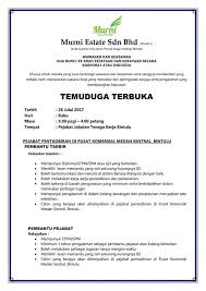 Timbalan ketua pegawai eksekutif (pendaftar) 2. Bintulucity Auf Twitter Jawatan Kosong Di Murni Estate