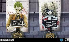 We did not find results for: Gotham S Terrible Twosome Are All Smiles For Their Mugshots In These Cryptozoic Busts