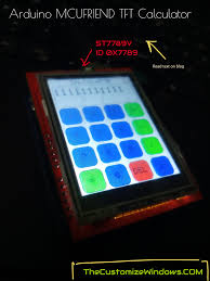 2 4 Tft Lcd Touch Shield For Arduino Uno Code Arduino Tft Touch Screen Calculator Mcufriend Part 2 Arduino Arduino Projects Arduino Display